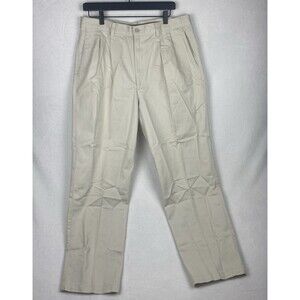 Dockers Khaki Pants Mens W36 L31 Beige Straight Leg Pockets